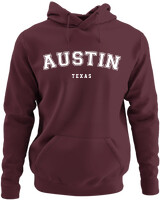 Φούτερ με κουκούλα - Austin - Color Thumbnail Marron