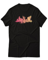 T-Shirt Αντρικό - Austin Texas - Color Thumbnail Μαύρο