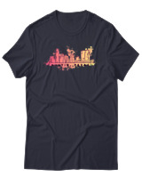 T-Shirt Αντρικό - Austin Texas - Color Thumbnail Σκούρο Μπλε