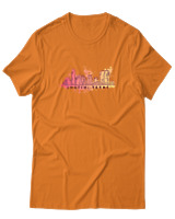 T-Shirt  Γυναικείο - Austin Texas - Color Thumbnail Πορτοκαλί