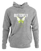 Φούτερ με κουκούλα Αντρικό - Authentic Butterfly - Color Thumbnail Γκρι Μελανζέ