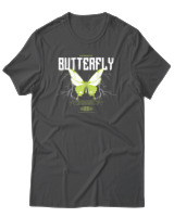T-Shirt Αντρικό - Authentic Butterfly - Color Thumbnail Ανθρακί