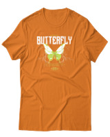 T-Shirt Αντρικό - Authentic Butterfly - Color Thumbnail Πορτοκαλί