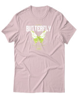 T-Shirt Αντρικό - Authentic Butterfly - Color Thumbnail Απαλό Ροζ