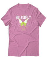 T-Shirt Αντρικό - Authentic Butterfly - Color Thumbnail Ροζ