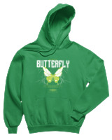 Φούτερ με κουκούλα Παιδικό - Authentic Butterfly - Color Thumbnail Πράσινο