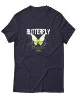 T-Shirt  Γυναικείο - Authentic Butterfly - Color Thumbnail Σκούρο Μπλέ