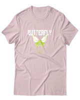 T-Shirt  Γυναικείο - Authentic Butterfly - Color Thumbnail Απαλό Ροζ