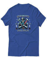 T-Shirt Αντρικό - Automotiv - Color Thumbnail Μπλε Ρουά