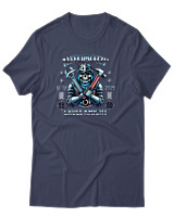 T-Shirt Αντρικό - Automotiv - Color Thumbnail Μπλε Γκρι