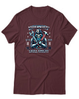 T-Shirt Αντρικό - Automotiv - Color Thumbnail Μπορντό