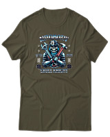 T-Shirt Αντρικό - Automotiv - Color Thumbnail Χακί