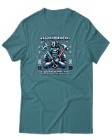 T-Shirt Αντρικό - Automotiv - Color Thumbnail Μπλε Πράσινο
