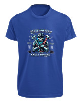 T-Shirt Fit Αντρικό - Automotiv - Color Thumbnail Μπλε Ρουά