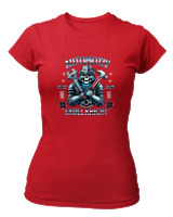 T-Shirt Στενή Γραμμή Γυναικείο - Automotiv - Color Thumbnail Κόκκινο