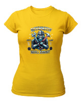 T-Shirt Στενή Γραμμή Γυναικείο - Automotiv - Color Thumbnail Χρυσό Κίτρινο