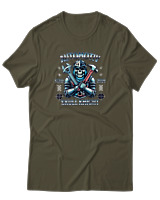 T-Shirt  Γυναικείο - Automotiv - Color Thumbnail Χακί