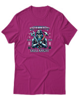 T-Shirt  Γυναικείο - Automotiv - Color Thumbnail Φούξια