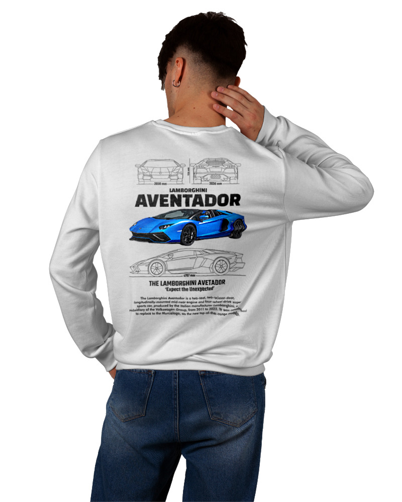 Φούτερ χωρίς κουκούλα Αντρικό - Aventador - Image 1