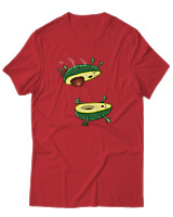 T-Shirt Αντρικό - Avocando - Color Thumbnail Κόκκινο