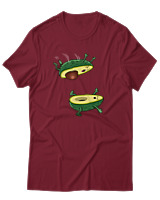 T-Shirt Αντρικό - Avocando - Color Thumbnail Σκούρο Κόκκινο