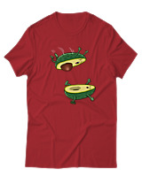 T-Shirt  Γυναικείο - Avocando - Color Thumbnail Κόκκινο