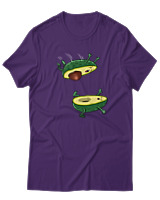 T-Shirt  Γυναικείο - Avocando - Color Thumbnail Μώβ