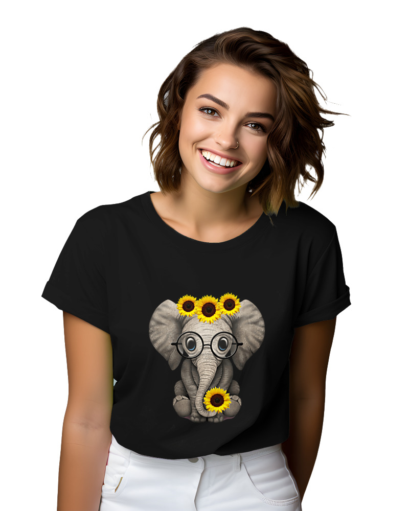Baby Elephant Sunflowers - Image 1