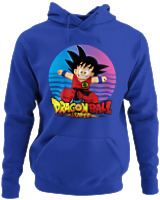 Φούτερ με κουκούλα - Baby Goku - Color Thumbnail Μπλε Ρουά