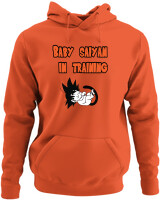 Φούτερ με κουκούλα - Baby Saiyan In Training - Color Thumbnail Orange