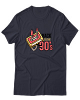 T-Shirt Unisex - Back To The 90s - Color Thumbnail Σκούρο Μπλε