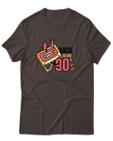 T-Shirt Unisex - Back To The 90s - Color Thumbnail Καφέ