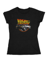 Κοριτσίστικο Κοντομανικο Παιδικό - Back To The Future - Color Thumbnail Μαύρο