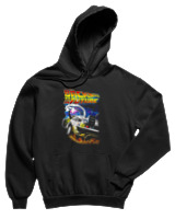 Φούτερ με κουκούλα Παιδικό - Back To The Future - Color Thumbnail Μαύρο