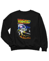 Φούτερ χωρίς κουκούλα Παιδικό - Back To The Future - Color Thumbnail Μαύρο