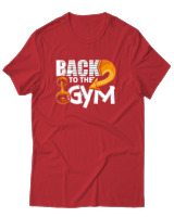 T-Shirt Αντρικό - Back To The Gym - Color Thumbnail Κόκκινο