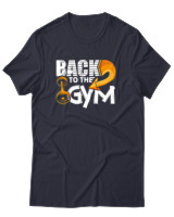 T-Shirt Αντρικό - Back To The Gym - Color Thumbnail Σκούρο Μπλε