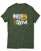T-Shirt Αντρικό - Back To The Gym - Color Thumbnail Κυπαρισσί