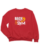 Φούτερ χωρίς κουκούλα Παιδικό - Back To The Gym - Color Thumbnail Κόκκινο