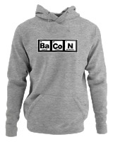 Φούτερ με κουκούλα Αντρικό - Bacon - Color Thumbnail Γκρι Μελανζέ