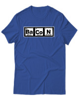T-Shirt Αντρικό - Bacon - Color Thumbnail Μπλε Ρουά