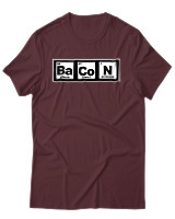 T-Shirt Αντρικό - Bacon - Color Thumbnail Μπορντό