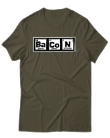 T-Shirt Αντρικό - Bacon - Color Thumbnail Χακί