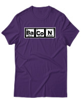 T-Shirt Αντρικό - Bacon - Color Thumbnail Σκούρο Μωβ