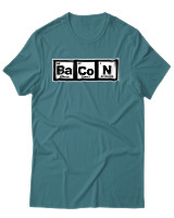 T-Shirt Αντρικό - Bacon - Color Thumbnail Μπλε Πράσινο