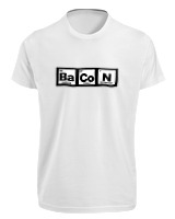T-Shirt Fit Αντρικό - Bacon - Color Thumbnail 'Ασπρο