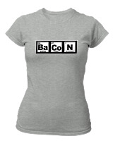 T-Shirt Στενή Γραμμή Γυναικείο - Bacon - Color Thumbnail Γκρι Μελανζέ