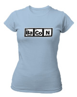 T-Shirt Στενή Γραμμή Γυναικείο - Bacon - Color Thumbnail Γαλάζιο
