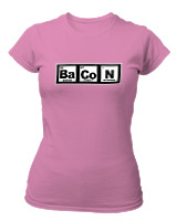 T-Shirt Στενή Γραμμή Γυναικείο - Bacon - Color Thumbnail Ροζ