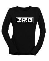 Μακρυμάνικο Μακό Γυναικείο - Bacon - Color Thumbnail Μαύρο